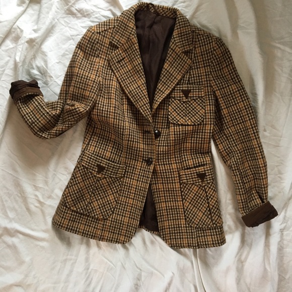 Vintage Jackets & Blazers - Tweed blazer vintage